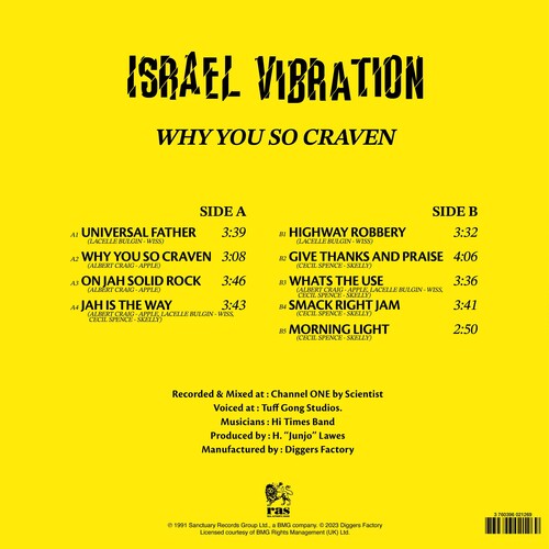 Israel Vibration - Pourquoi êtes-vous si avare