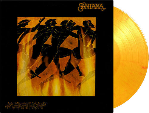 The Isley Brothers & Santana - Marathon - Vinyle marbré jaune, orange et rouge 180 grammes - Édition limitée