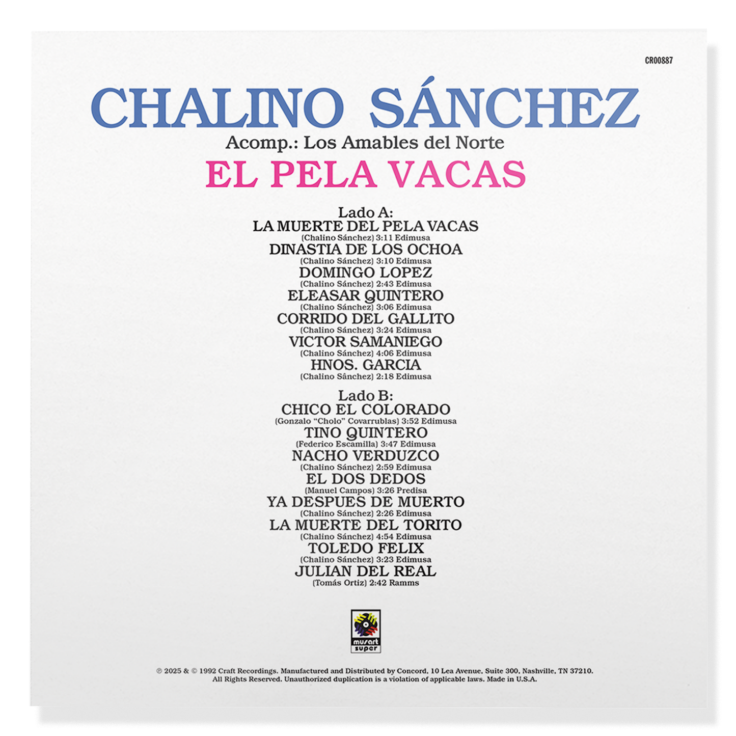 Chalino Sanchez - El Pela Vacas