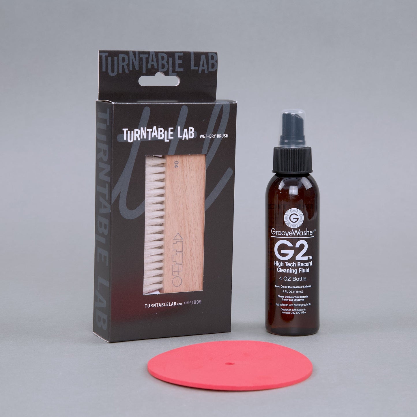 Wet+Dry Goat Hair Vinyl Record Brush