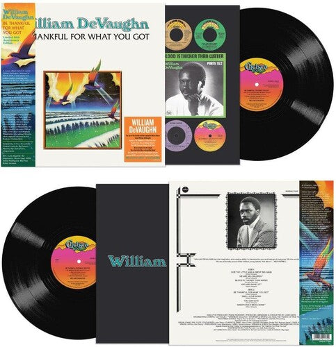William DeVaughn - Be Thankful For What You Got: 50e anniversaire - Vinyle noir 140 grammes