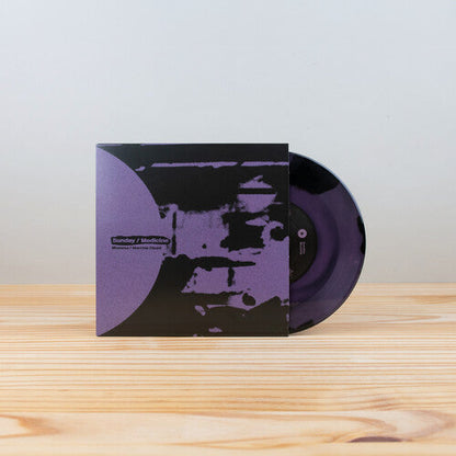 Momma & Narrow Head - Sunday / Medicine [Vinyle marbré violet et noir]
