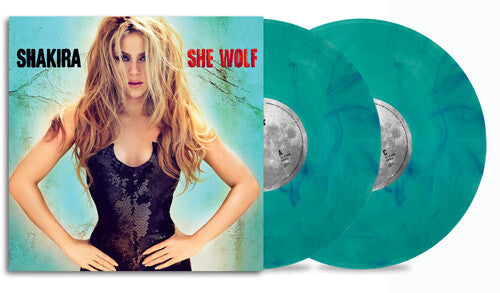 Shakira - She Wolf [2LP - Verre marin avec tourbillons turquoise]