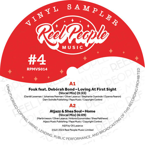 Divers Artistes - Reel People Music Vinyl Sampler : Volume 4