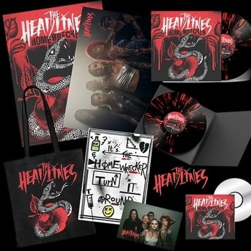 The Headlines - Homewrecker [Black & Red Splatter]
