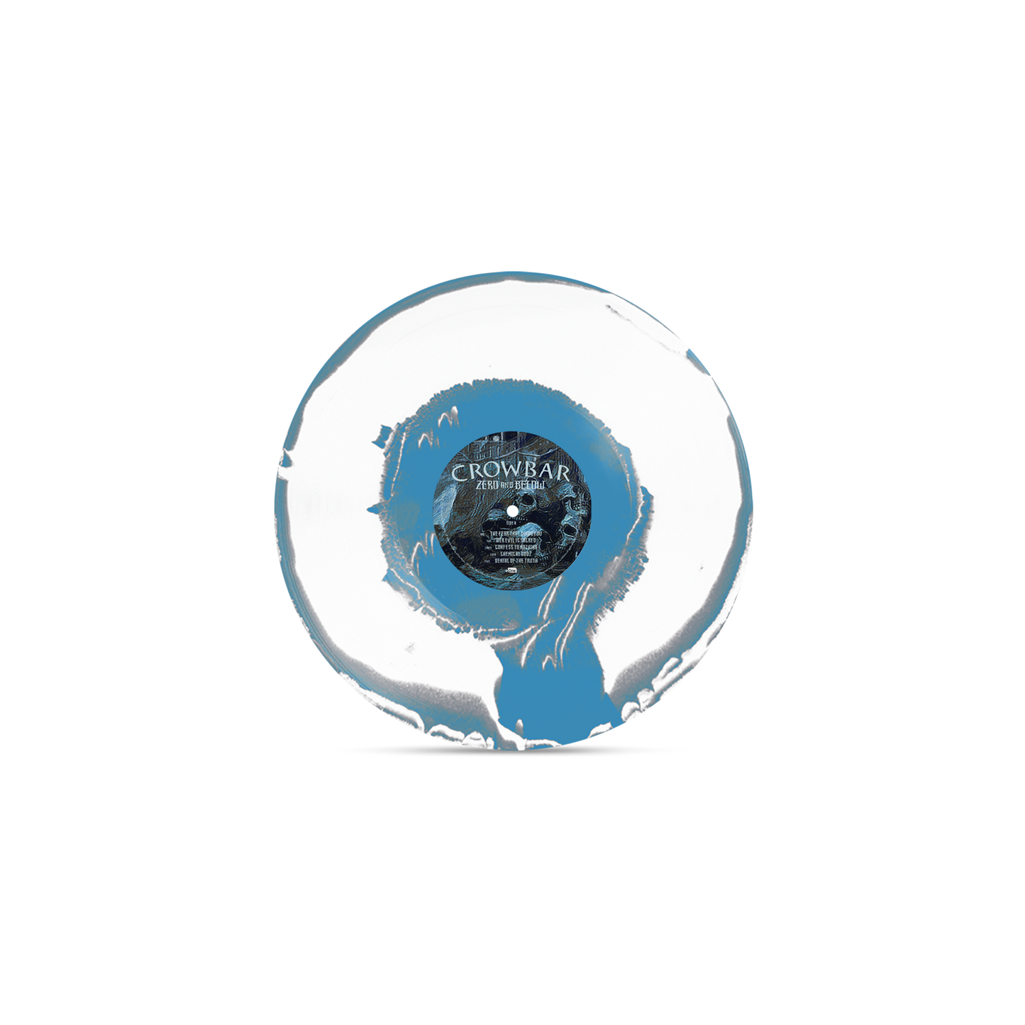 Crowbar - Zero And Below Aside Bside Sky Blue, Grey & White Vinyl [Sky Blue, Grey & White]