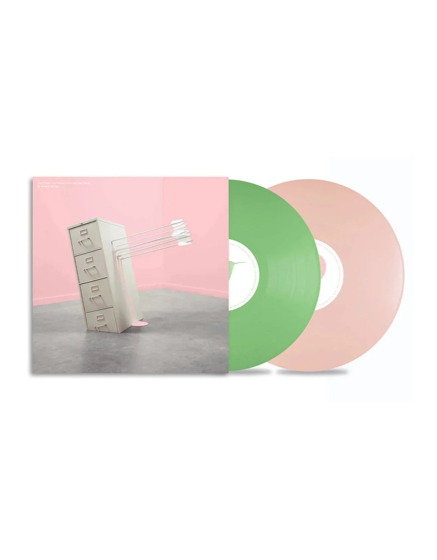 Modest Mouse - Good News For People Who Love Bad News (Édition Deluxe 20ème Anniversaire) [2LP Rose Bébé Opaque & Vert Printemps]