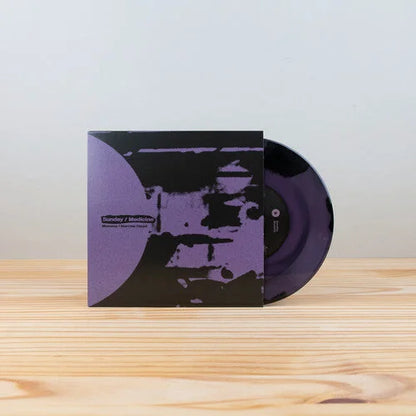 Momma & Narrow Head - Sunday / Medicine [Vinyle marbré violet et noir]