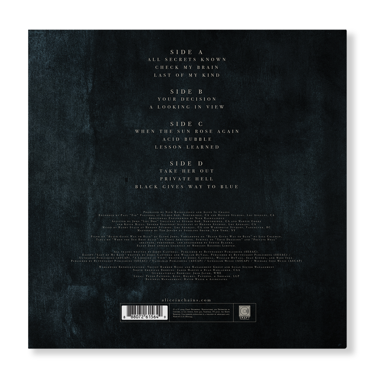 Alice In Chains - Black Gives Way to Blue (15th Anniversary) [2LP]
