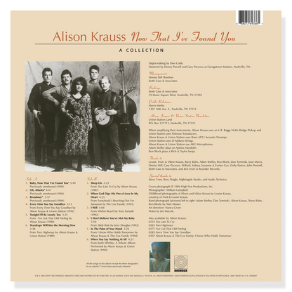 Alison Krauss - Now That I’ve Found You: A Collection