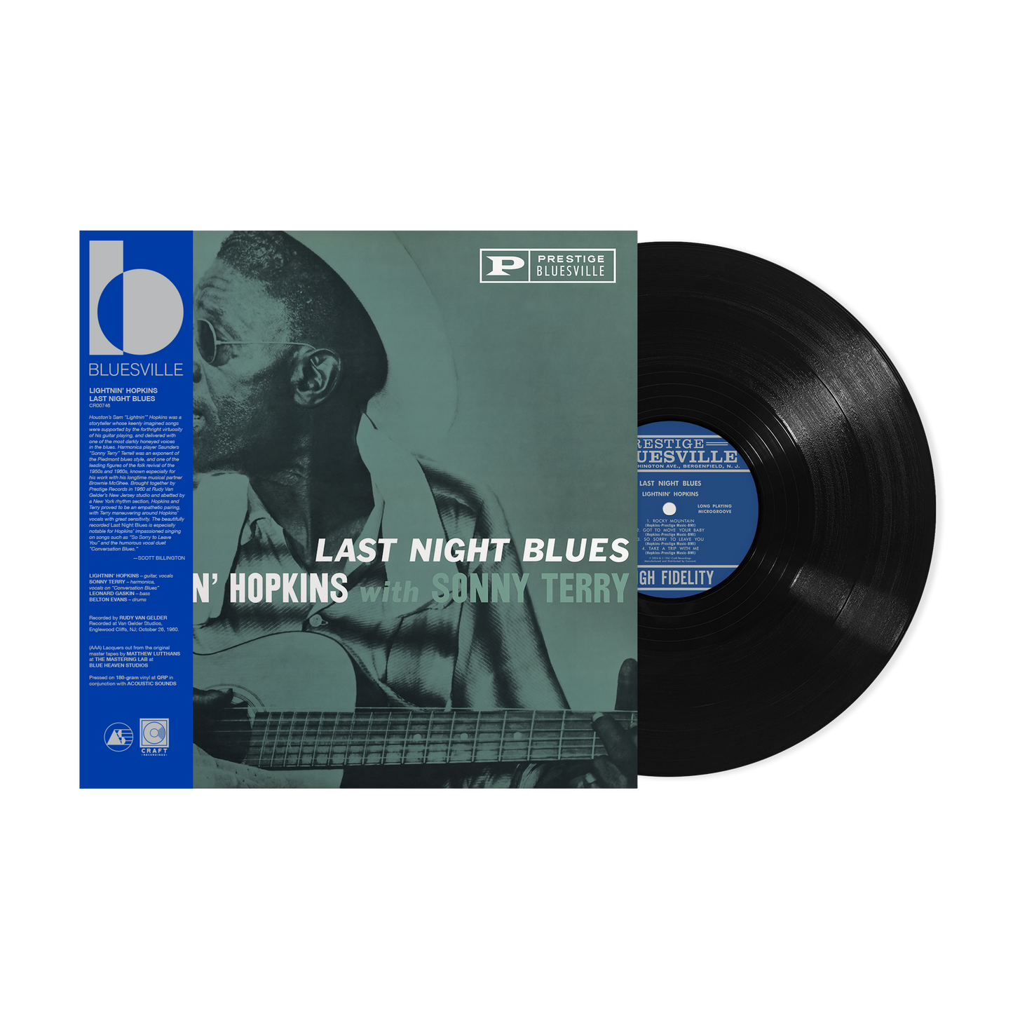 Lightnin’ Hopkins ft Sonny Terry - Last Night Blues (Bluesville Series)
