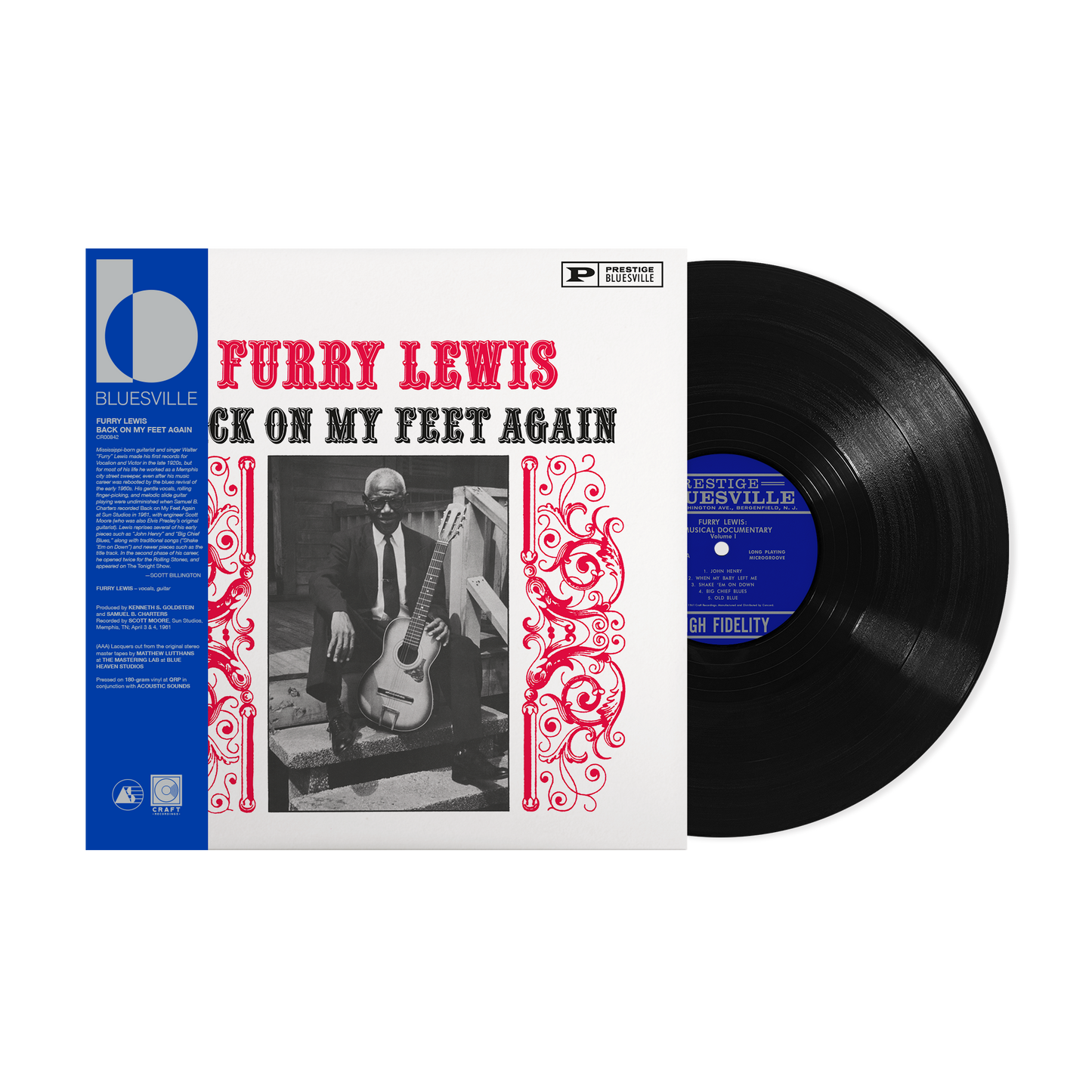 Furry Lewis - Back On My Feet Again (Bluesville Series)