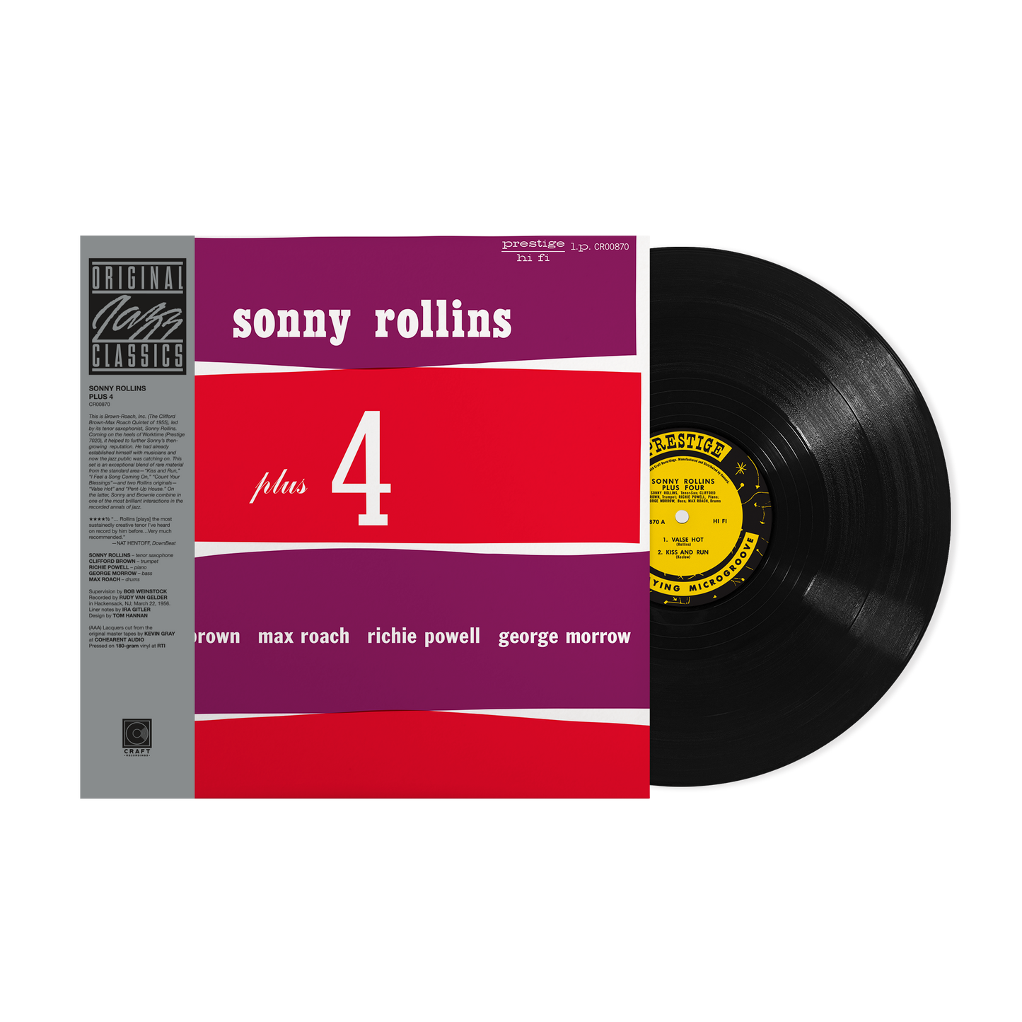 Sonny Rollins - Plus 4 (Original Jazz Classics Series)
