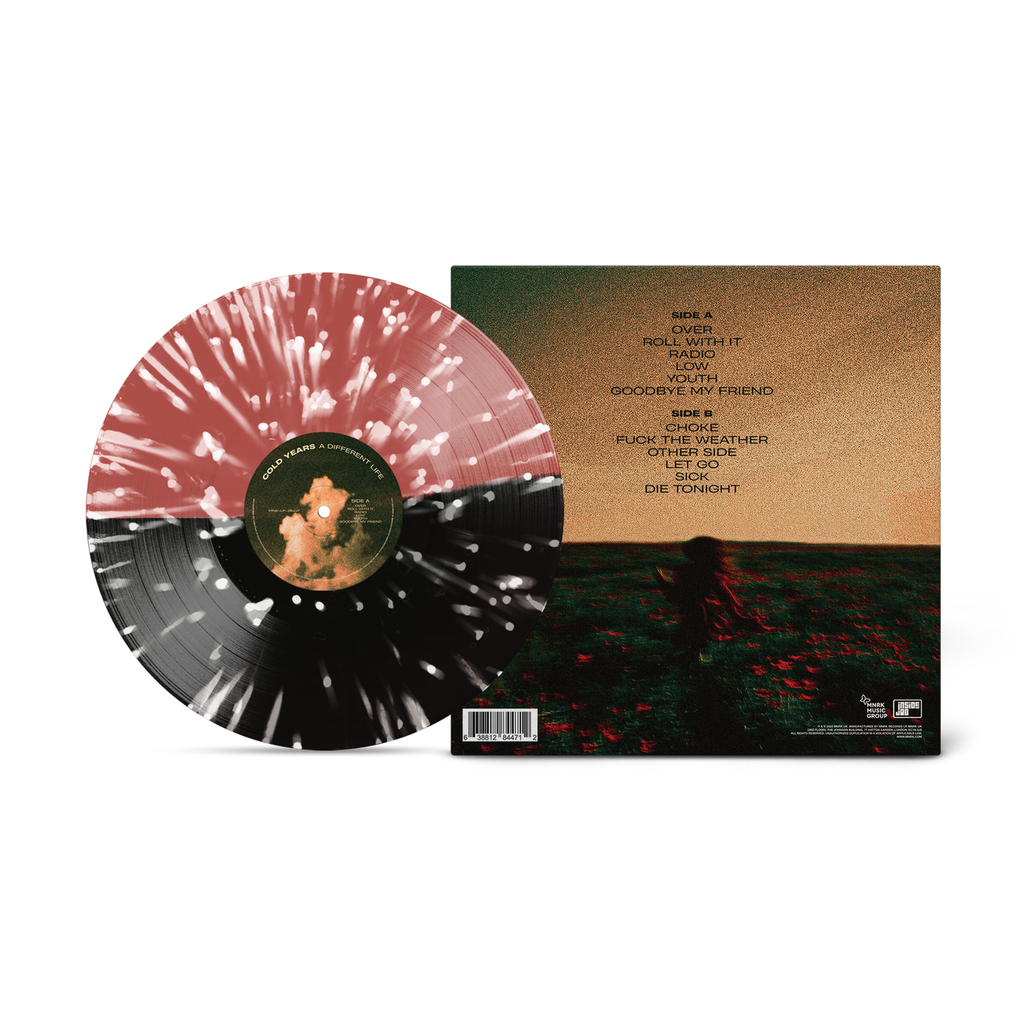 Cold Years - A Different Life [Black & Red Splatter]