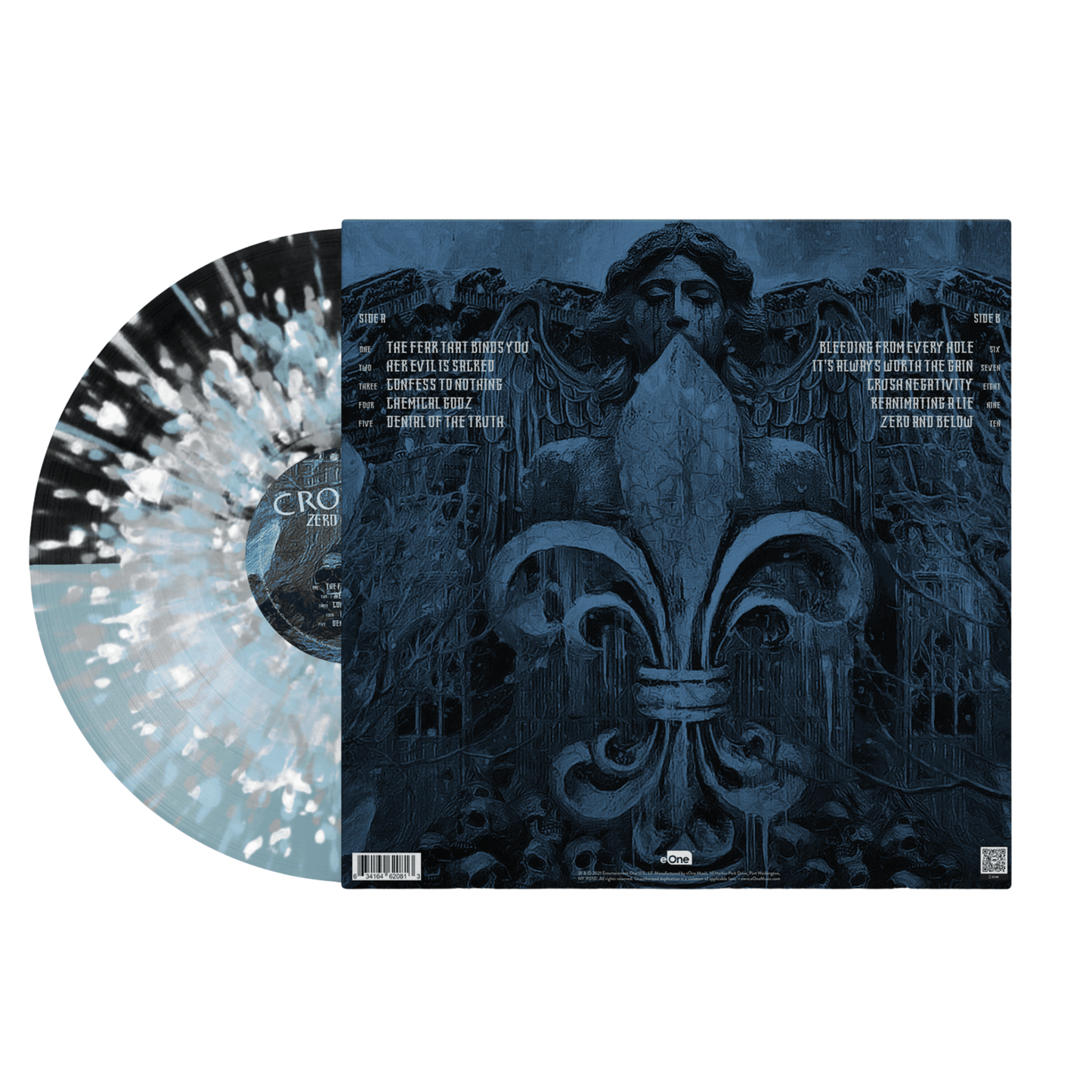 Crowbar - Zero and Below [Black & Blue & White Splatter]