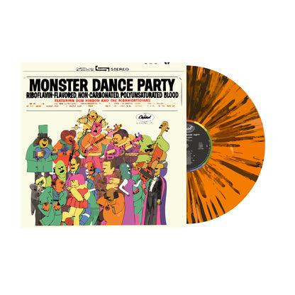 Don Hinson and The Rigamorticians - Monster Dance Party [Orange & Black Pumpkin Splatter]
