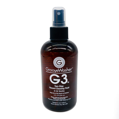 G3 Two Step Record Cleaning Fluid 8oz Bottle