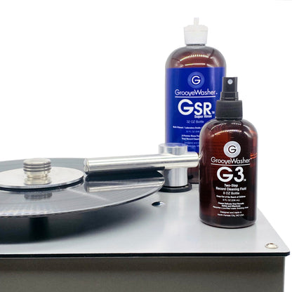 Two Step Bundle: G3 Fluid 8oz / GSR Super Rinse 32oz / Microfiber Sponge