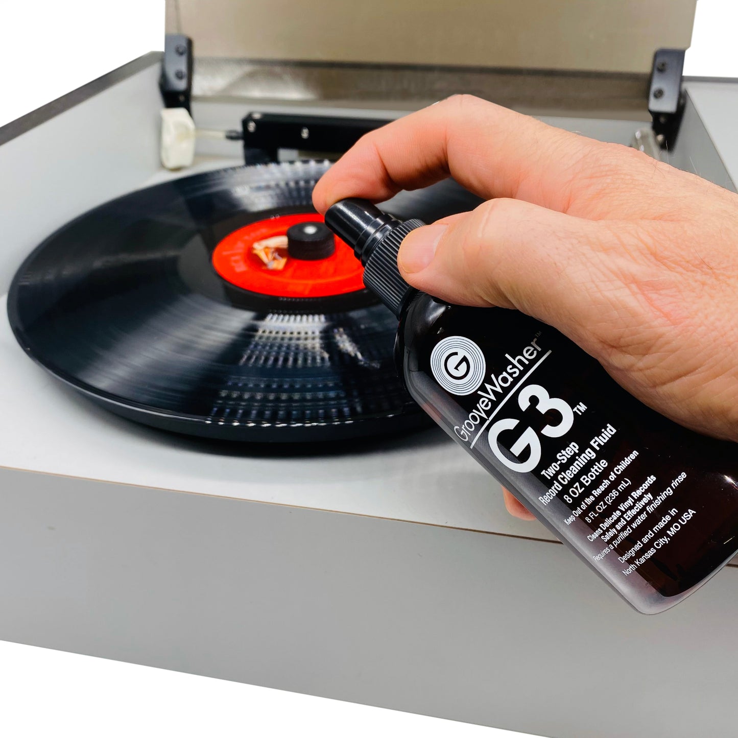 G3 Two Step Record Cleaning Fluid 8oz Bottle