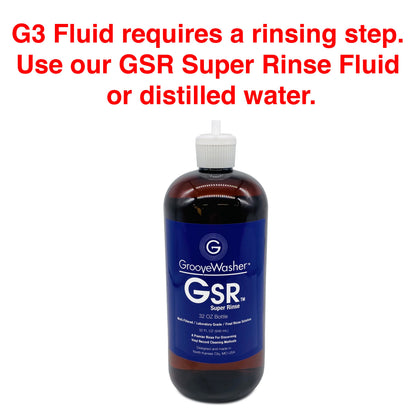 G3 Two Step Record Cleaning Fluid 8oz Bottle