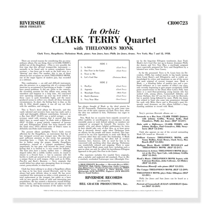 Clark Terry & Thelonious Monk - In Orbit (Original Jazz Classics Series)