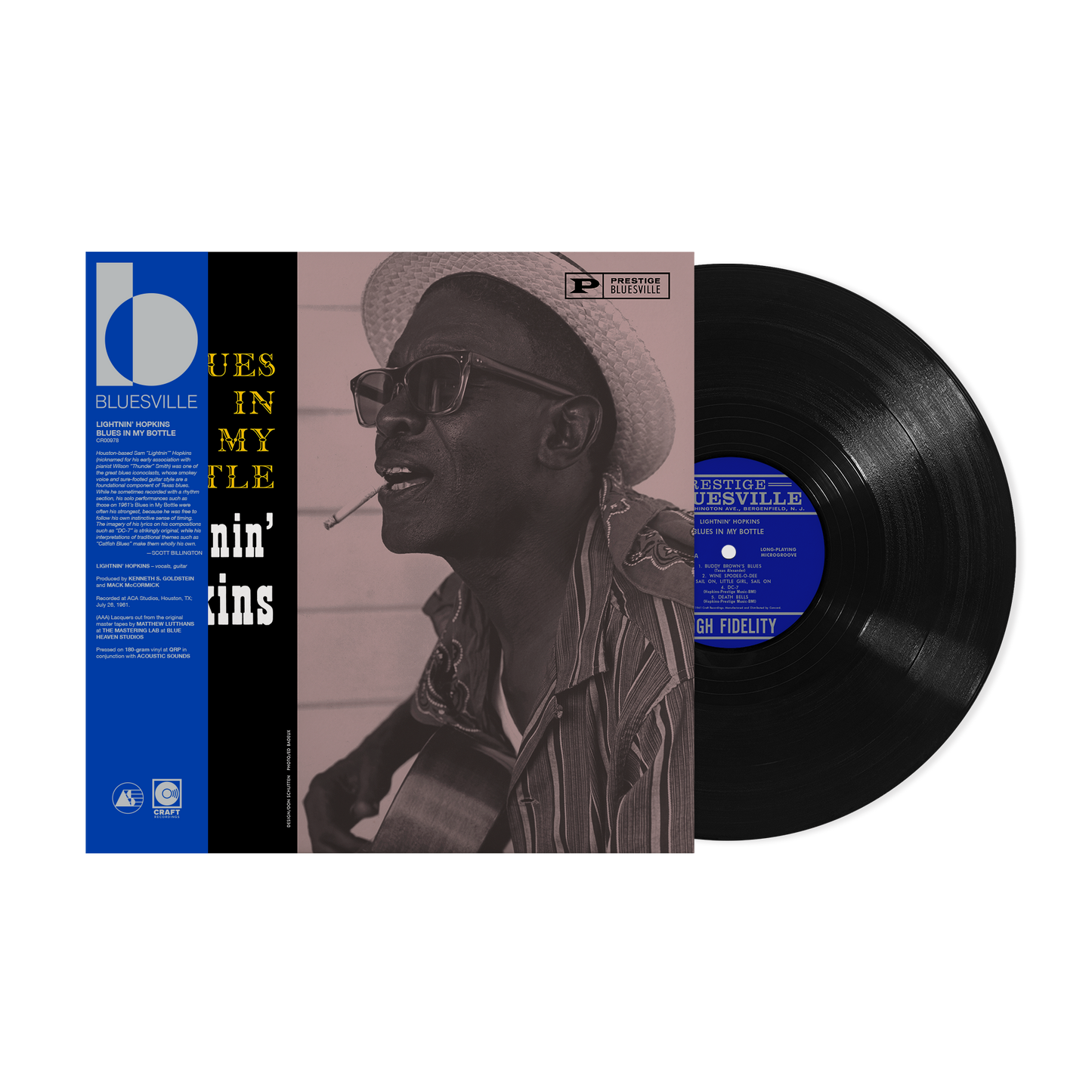 Lightnin’ Hopkins - Blues In My Bottle (Bluesville Series)