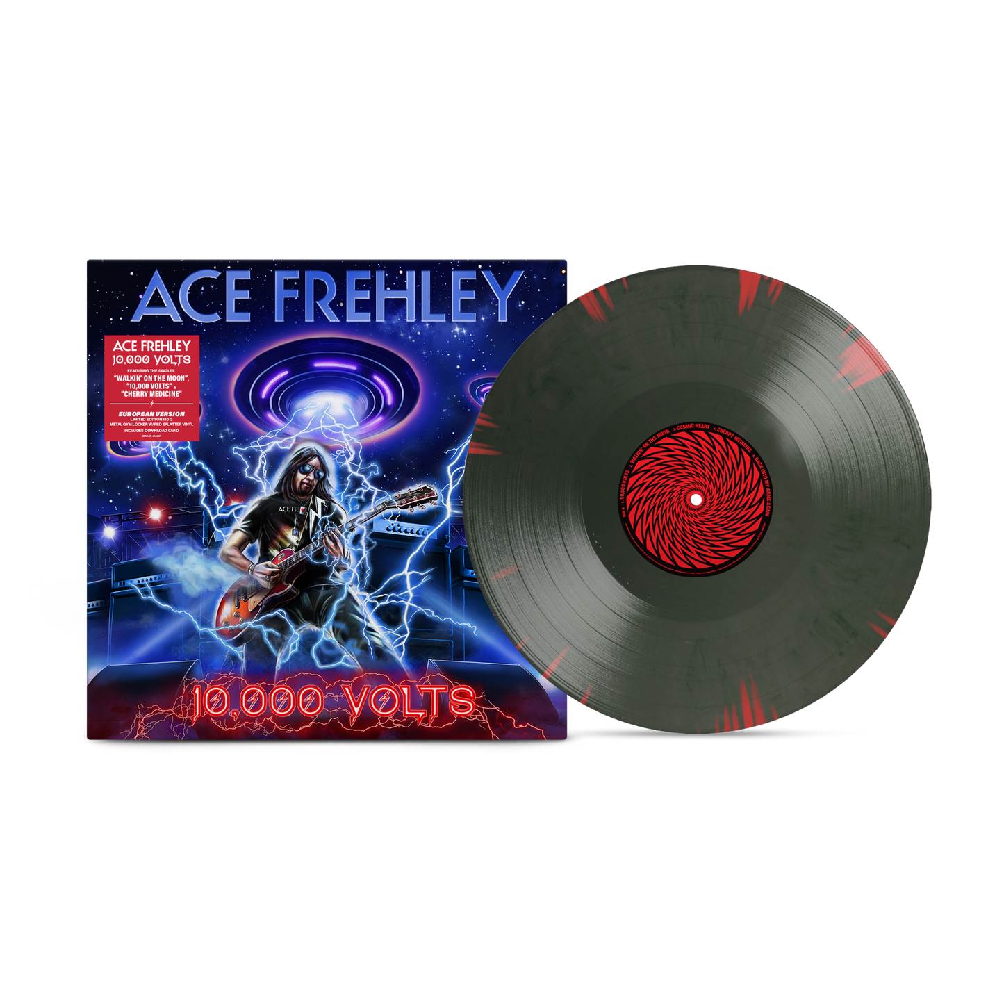 Ace Frehley - 10,000 Volts (EU Version) [Metal Gym Locker Splatter]
