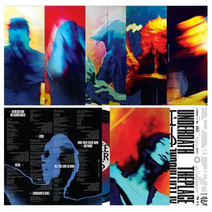 Underoath - The Place After This One [Black + Blue Red Swirl]
