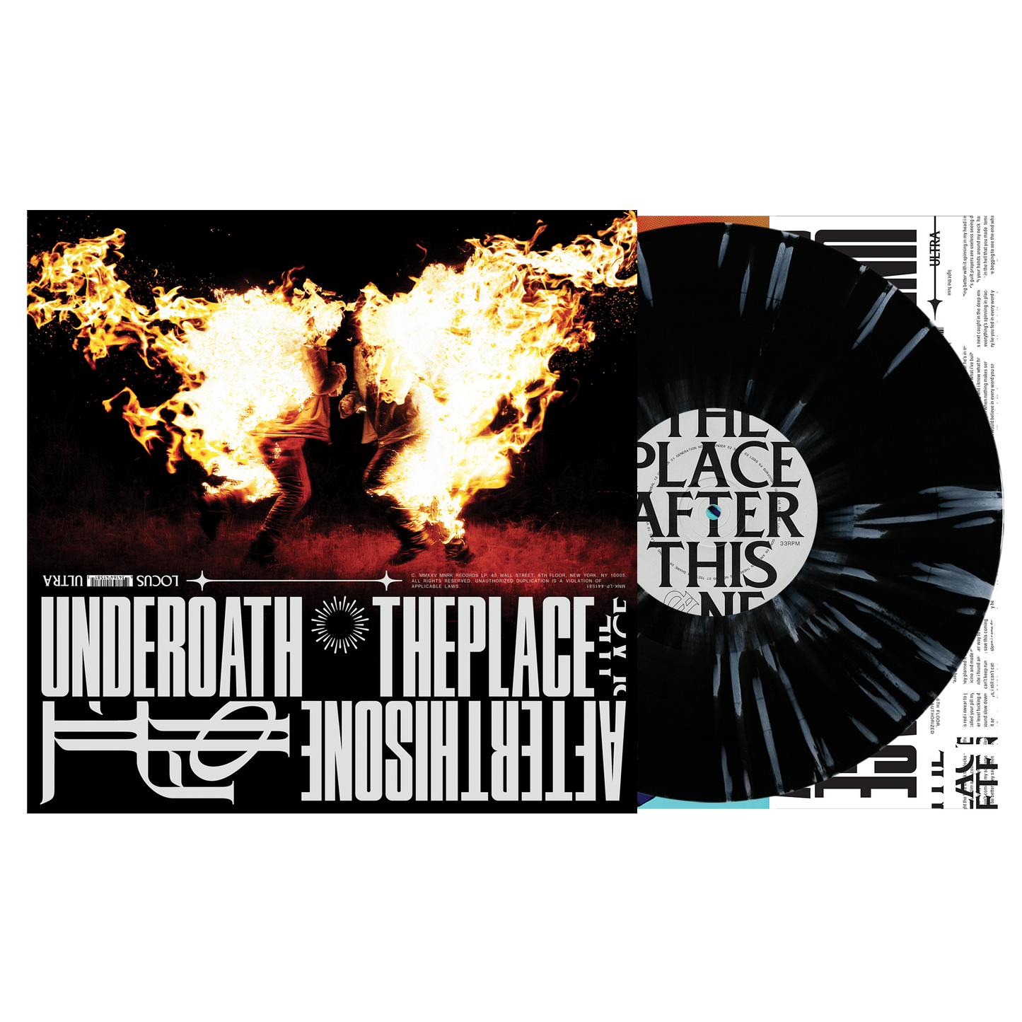 Underoath - The Place After This One [Black & White Splatter]