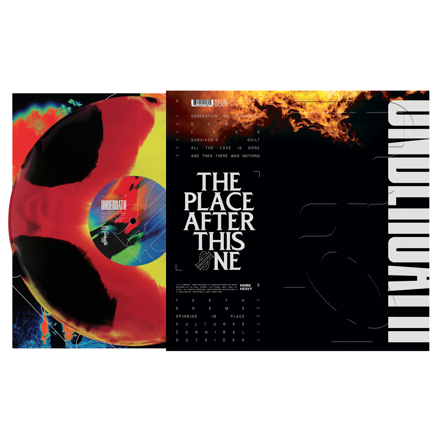 Underoath - The Place After This One (Deluxe Thermo) [Red & Yellow & Black]