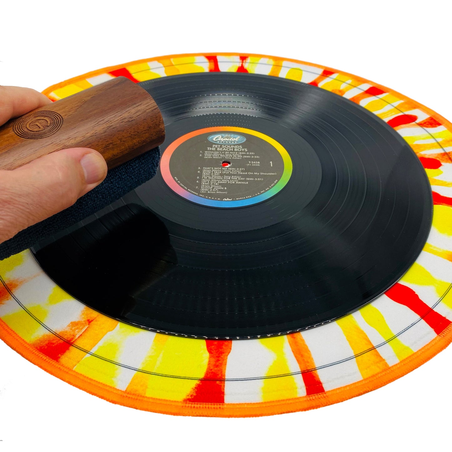'Splash' Record Cleaning Mat 16 Diameter: Two Ply