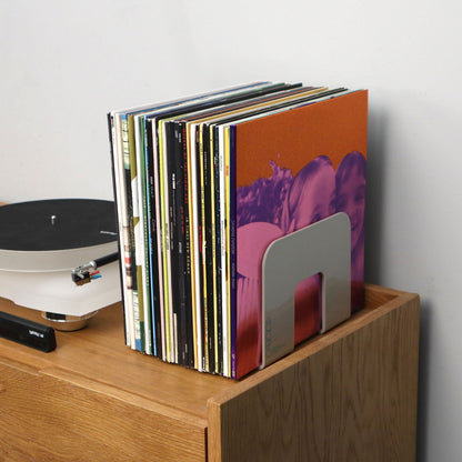 Mod3 Vinyl Record Rack Organizer Grey