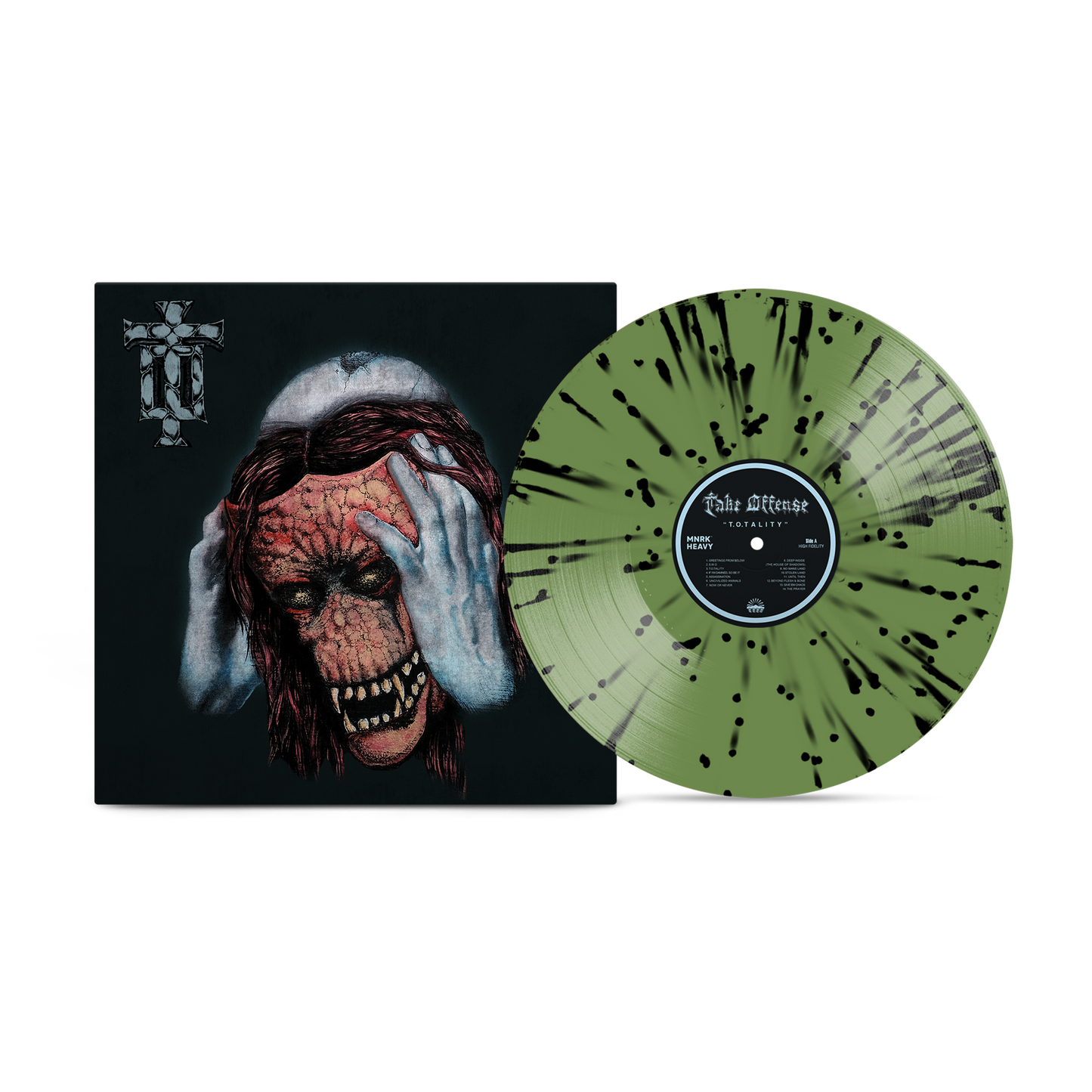 Take Offense - T.O.tality Splatter Vinyl [Olive Green & Black Splatter]