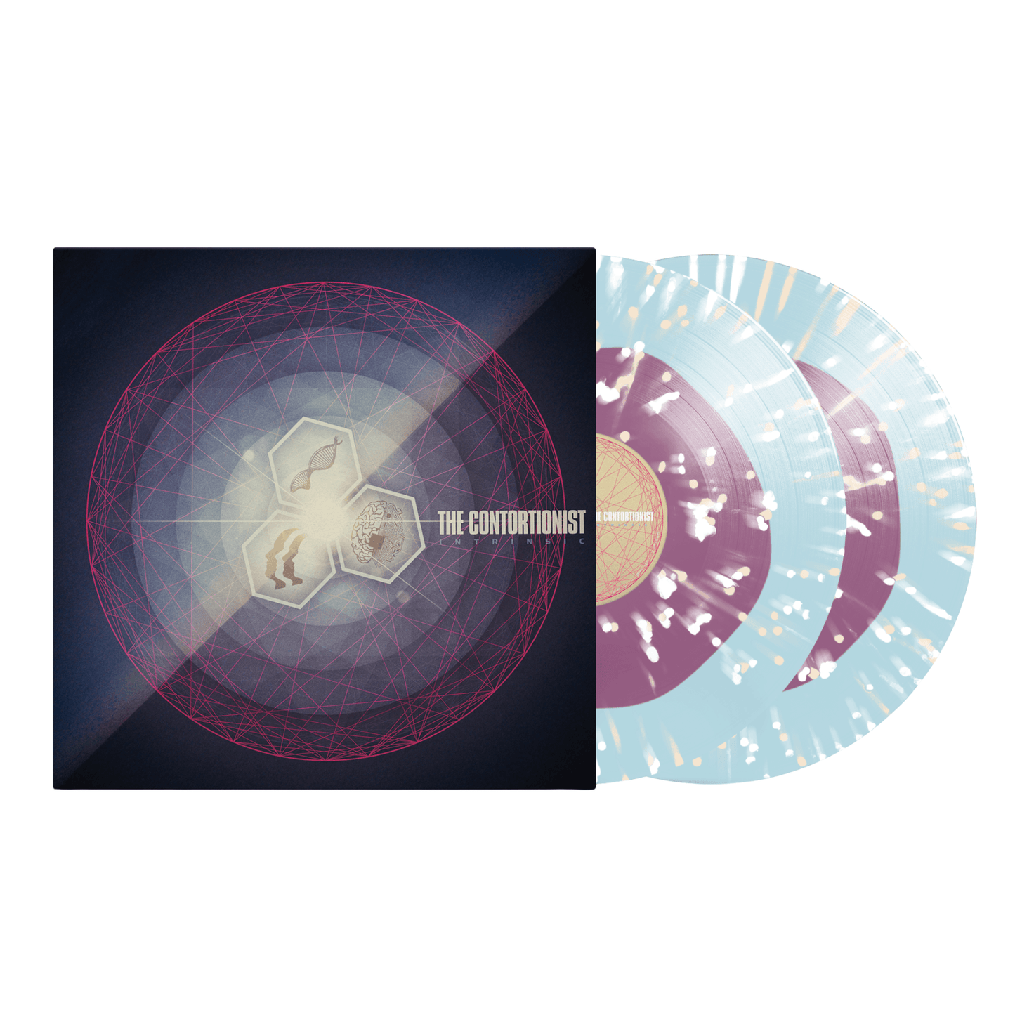 The Contortionist - Intrinsic [2LP Light Blue Purple & White Splatter]