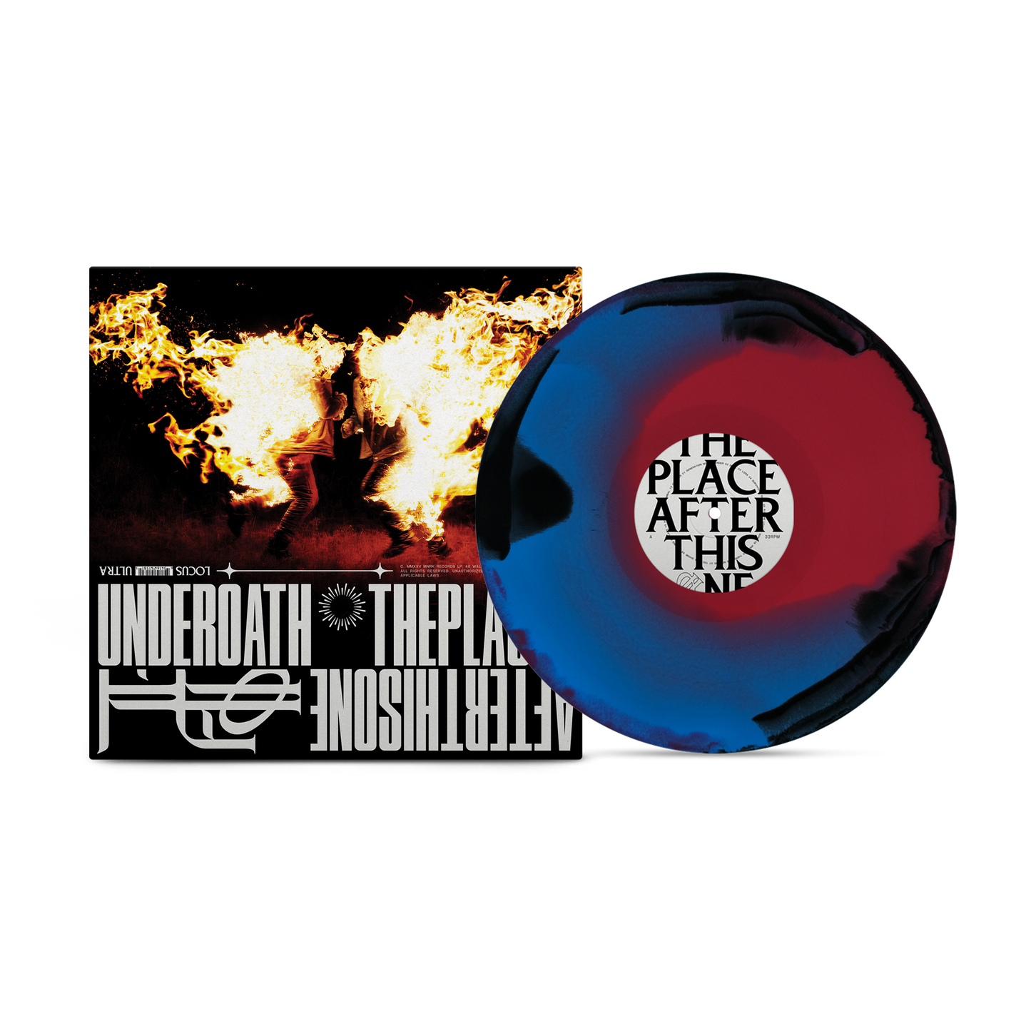 Underoath - The Place After This One [Black + Blue Red Swirl]