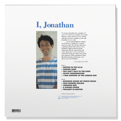 Jonathan Richman - I, Jonathan
