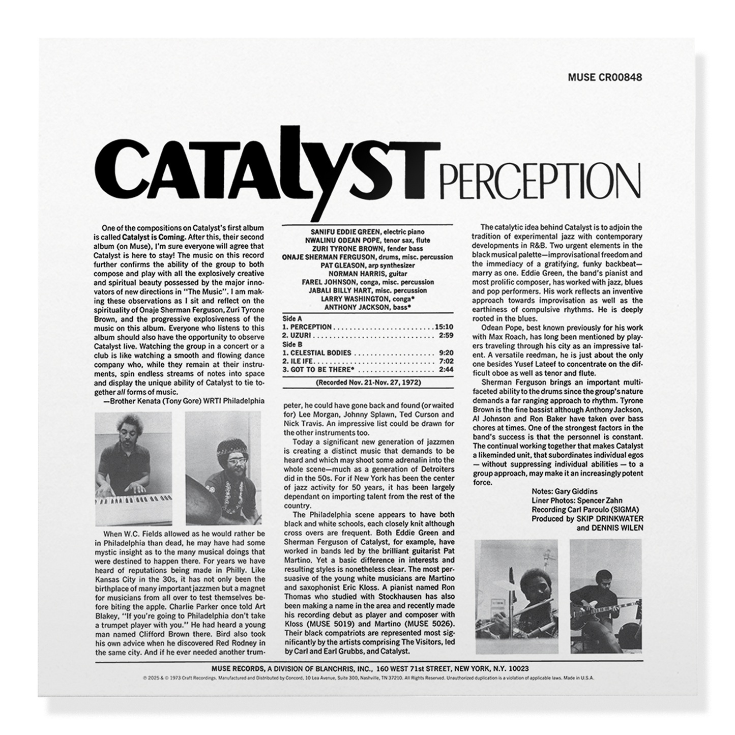 Catalyst - Perception (Jazz Dispensary Top Shelf Series)