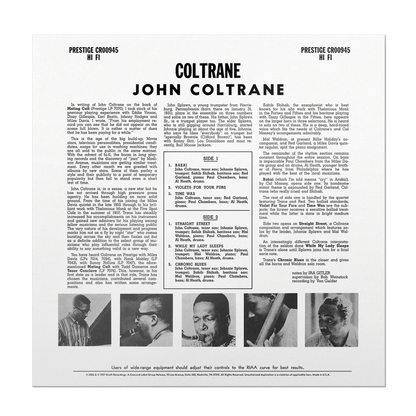 John Coltrane - Coltrane (Original Jazz Classics Series)