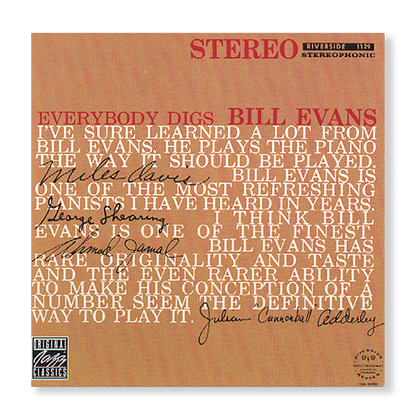Bill Evans Trio - Everybody Digs Bill Evans