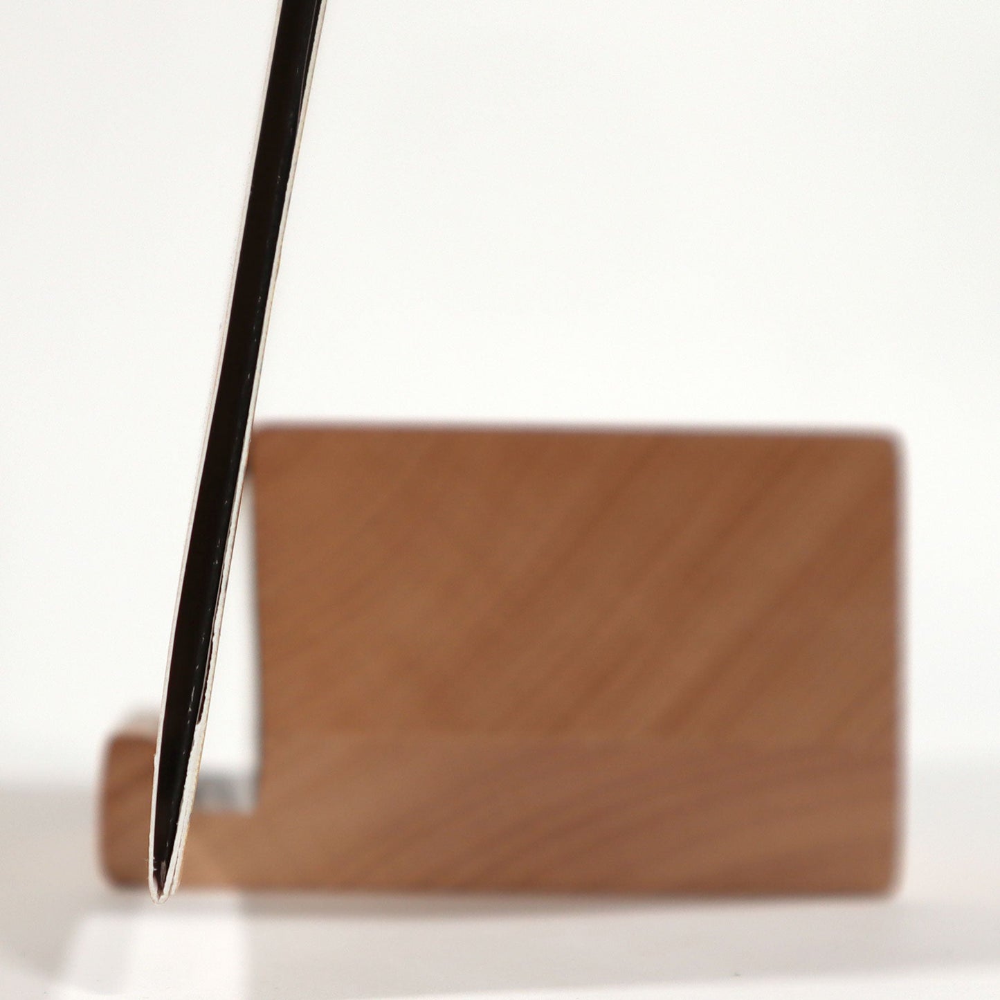 Wood Block Record Display / Natural Wood