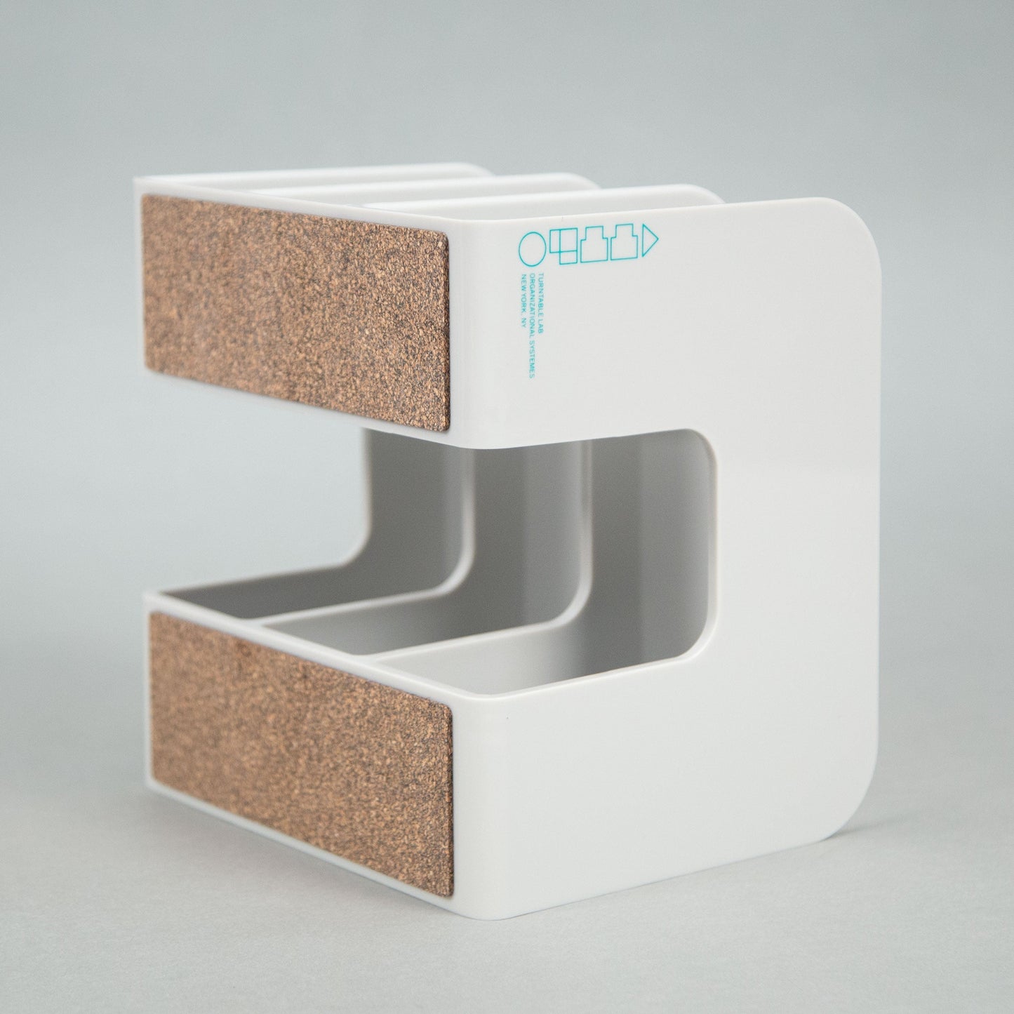 Mod3 Vinyl Record Rack Organizer Grey
