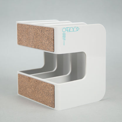 Mod3 Vinyl Record Rack Organizer Grey