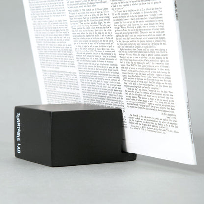 Wood Block Record Display (Black)