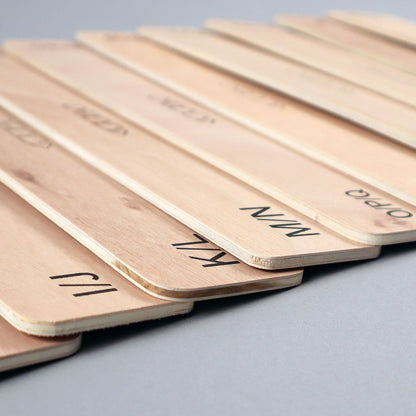 Wooden LP Dividers For Vinyl Records / Alpha