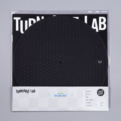 Dot Pattern Slipmat Record Mat (Black)